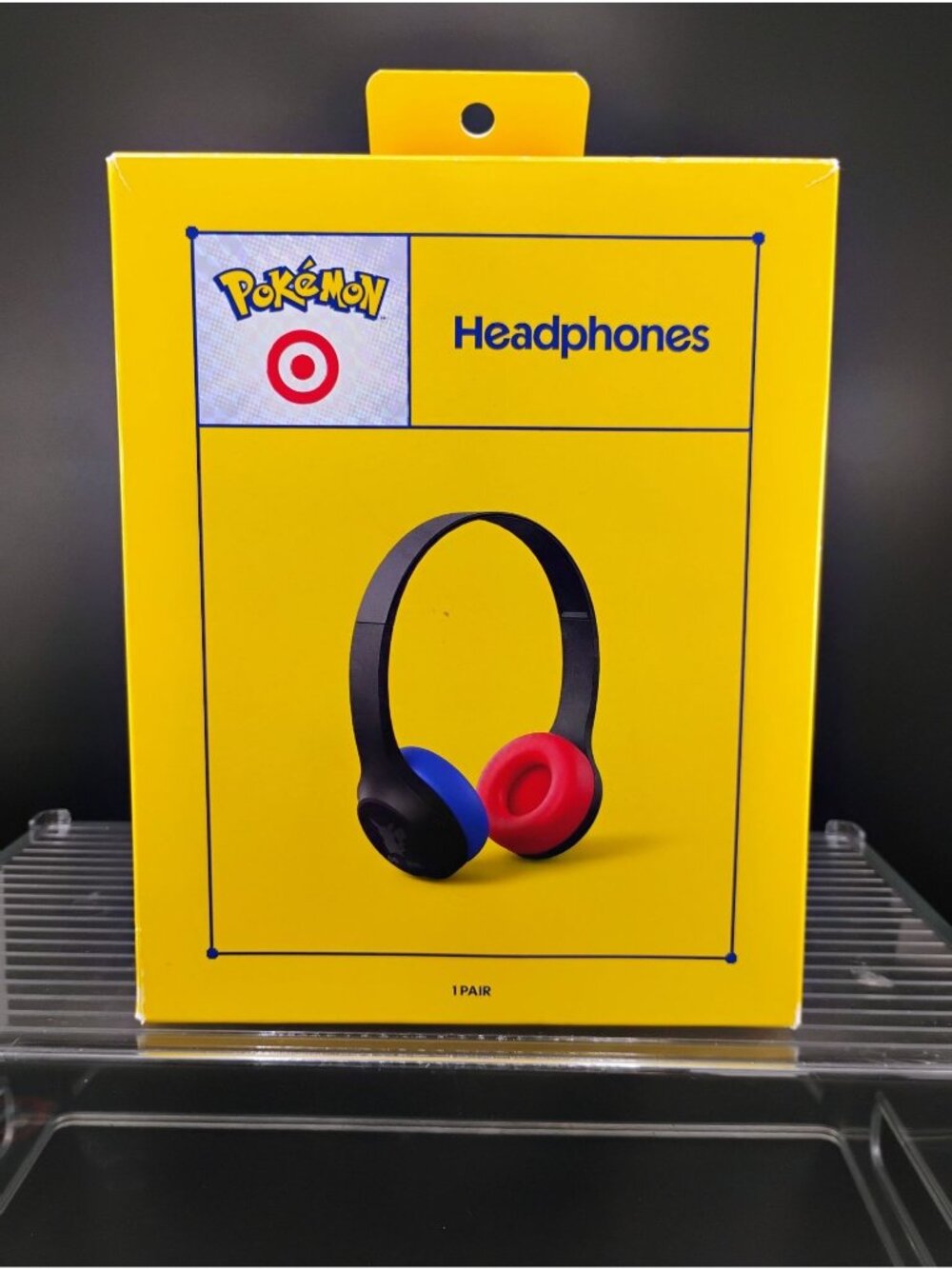 Pokémon Pikachu Wireless Bluetooth Headphones With Red & Blue Ear Cups